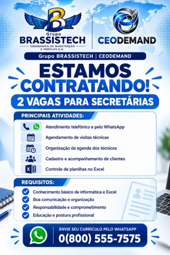 Estamos contratando escritório