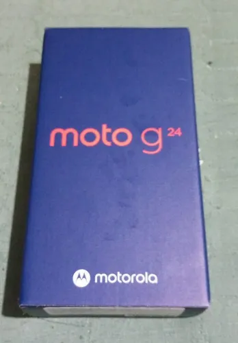 Motorola Moto G24 128GB Grafite - Novo na Caixa (Nunca Usado)