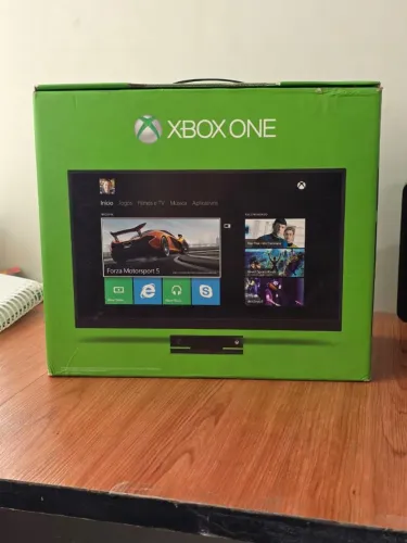 Xbox one na caixa