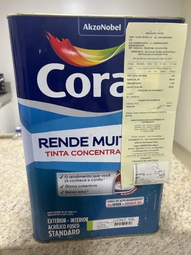 Tinta verde limão Coral Rende muito 16 L.