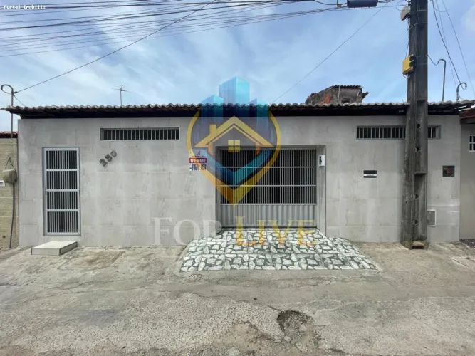 Casa para Venda em Fortaleza, Prefeito José Walter, 3 dormitórios, 1 suíte, 2 banheiros, 2