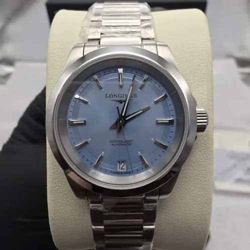 Relógio Longines Conquest Automático Feminino Aço Inoxidável Novo na Caixa