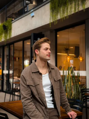 Jaqueta/Blazer masculino Request (P) Marrom