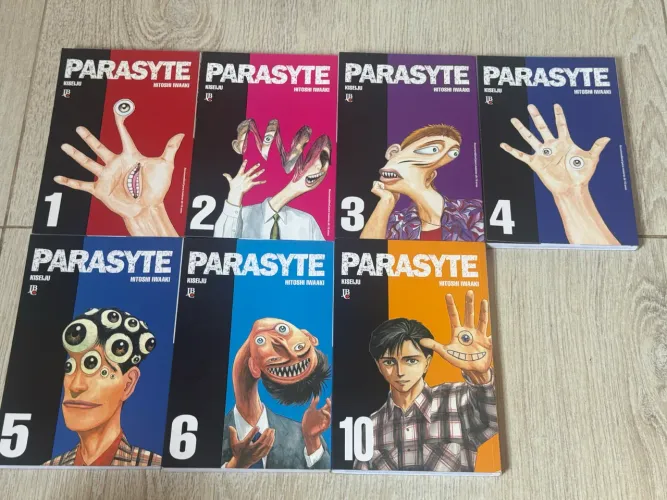 Mangá Parasyte Kiseijuu Vol. 1 ao 6 + 10