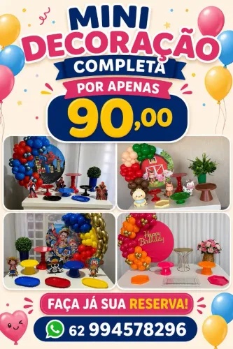 Decoração de festa Aniversário