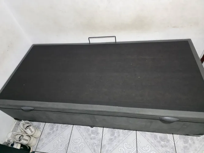 Cama box com bau solteiro - king star