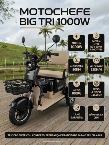 MOTOCHEFE BIG TRI 1000W-2025/2026