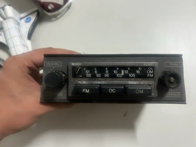 Rádio Bosch AM FM LD243 Cinza Raridade 