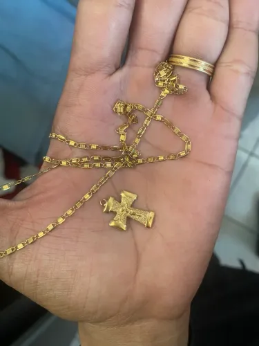 Pulseira Romanel + Cordão + pirgente
