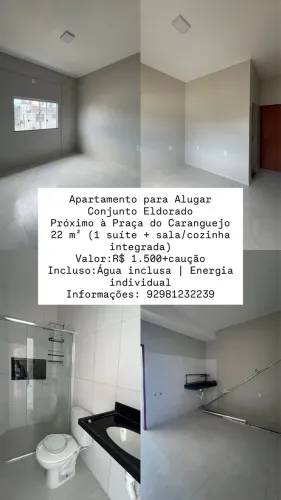 Alugo apartamento no conjunto Eldorado 