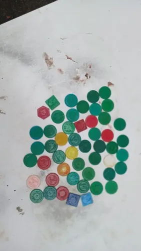 Moedas antigas de ônibus