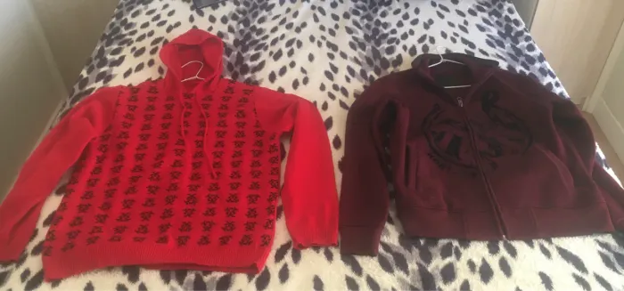 KIT 2 BLUSA DE FRIO TAM P SUPER BOAS