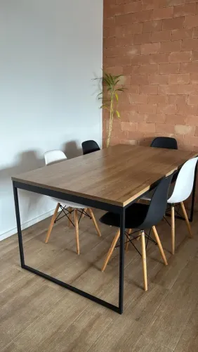 Mesa estilo industrial 
