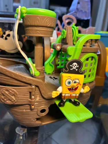 Navio Pirata do Bob Esponja Imaginext da Fisher-Price