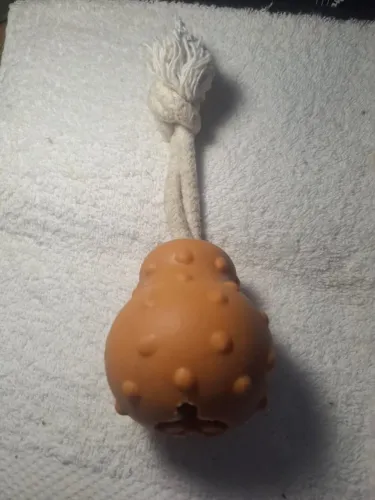 Brinquedo interativo para cães dispenser de petiscos em formato de coxa de frango