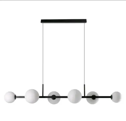 Luminária Pendente Orbit 6 Globos