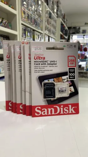 CARTAO MICRO SD 256GB SANDISK ORIGINAL