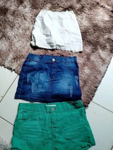 Combo de short saia