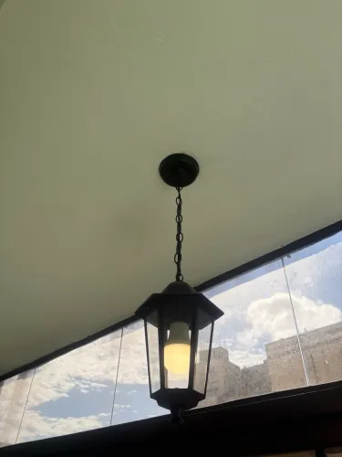  lustre pendente colonial preto de teto