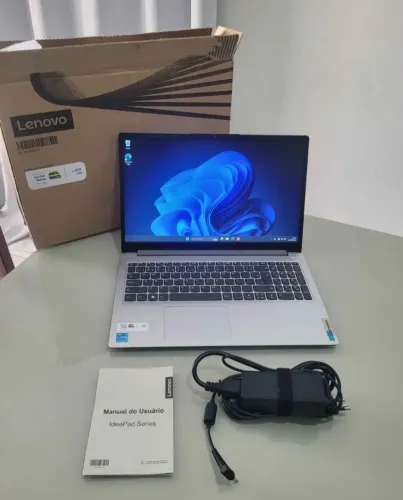 Notebook Lenovo ideaped1 Core i3 12°Geração 8GB RAM SSD Nvme 256GB Nota Fiscal Preço Final