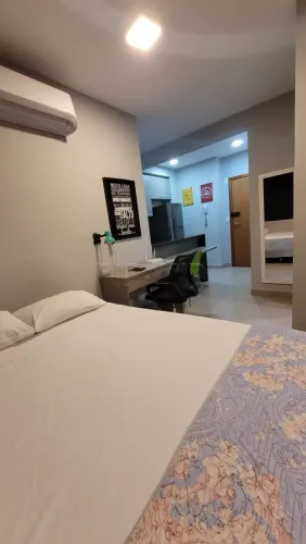 Apartamento/studio mobiliado com 36,70m², bairro Nova Aliança, Zona Sul em Ribeirão Preto/
