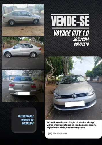 Volkswagen Voyage 1.0/1.0 City MI Total Flex 8V 4P 2014