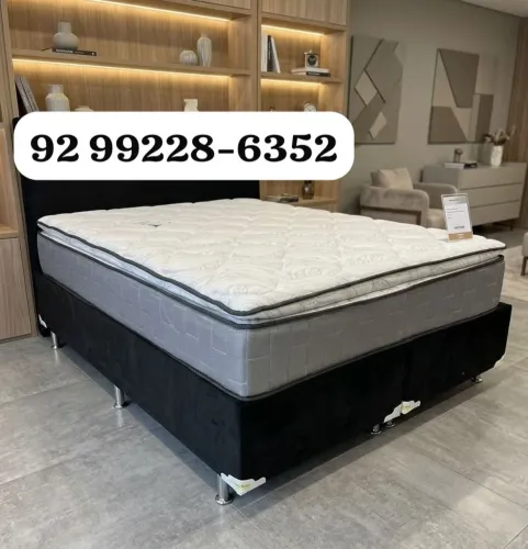 Cama queen Molas ensacadas com Pillow top