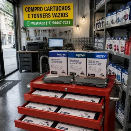 Cartucho de toner para impressora Brother, modelo TN-450