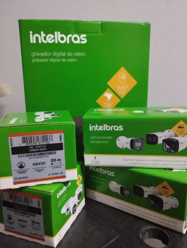 Kit 4 câmera Intelbras