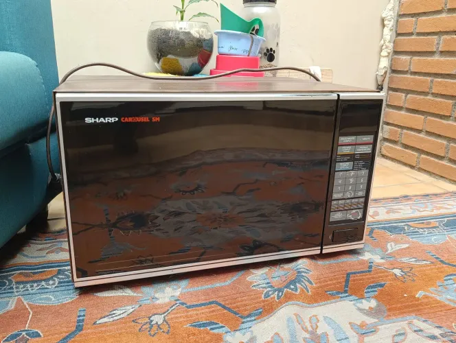 Micro-ondas Sharp Carousel SM - Funcionando | Leia a descrição