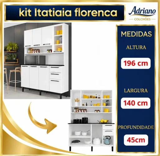 Kit de cozinha em aço