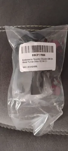 Acabamento para Registro Preto