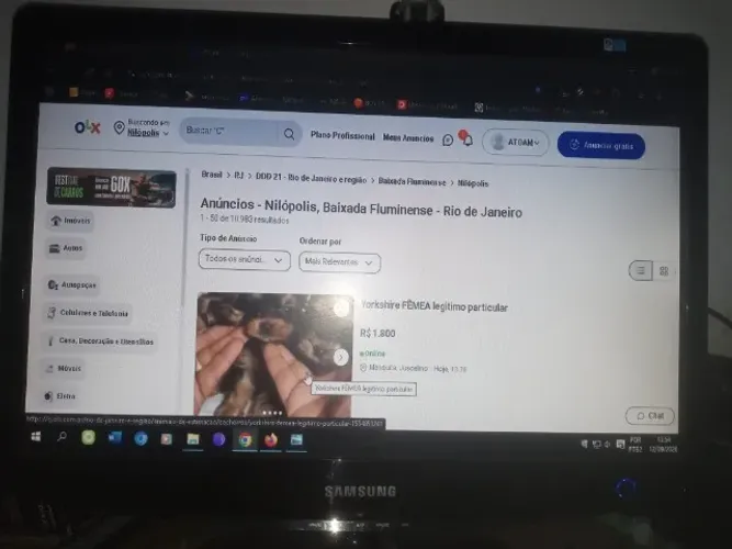 Monitor Samsung 2232 22" (DVI -VGA)