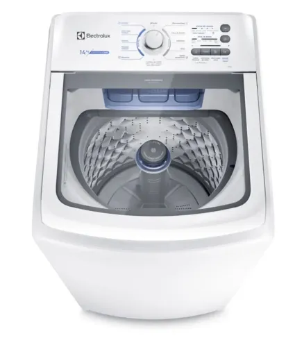 Máquina de Lavar Electrolux 14kg Branca Essential Care com Cesto Inox e Jet&Clean (LED14)