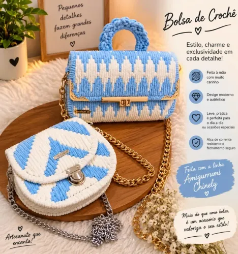 Estou vendendo um jogo de bolsa tipo pra vc que gosta de estilo na moda são lindas