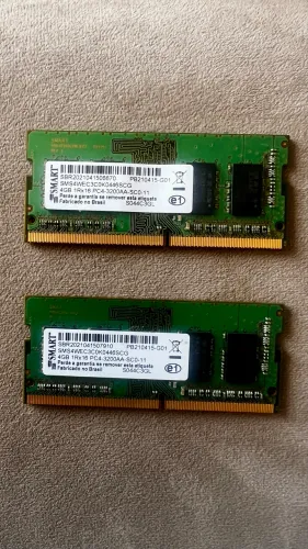 Memória RAM Notebook 8GB (2x4GB) DDR4 2666MHz SMART Original | Campinas