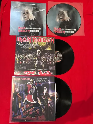 Iron maiden colecao LP disco vinil Heavy Metal Rock Metallica Sepultura 