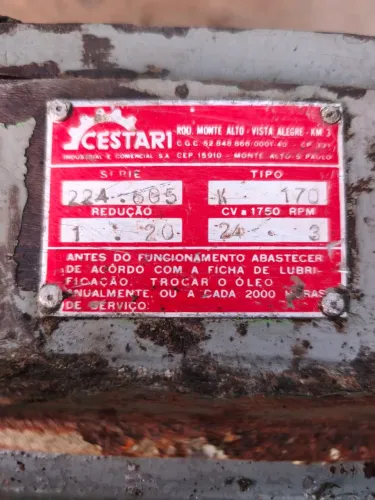 REDUTOR CESTARI 20CV