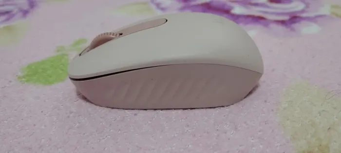 Mouse Sem Fio Bluetooth Rosa Chá (Com Pilha Incluída) - Pronto para Usar!