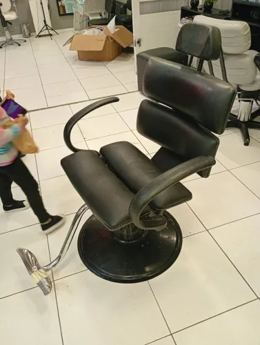 Cadeira cabeleireiro reclinável