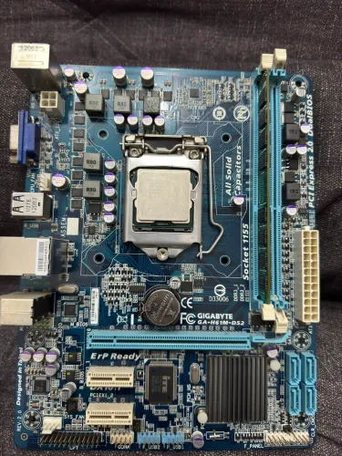 Kit i3 + placa mãe + memória ram + fonte + placa rede