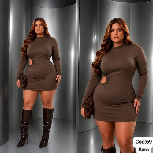 Moda femenina Plus size