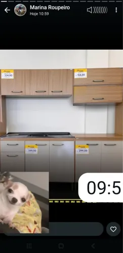 Cozinha novinha, ainda na caixa!