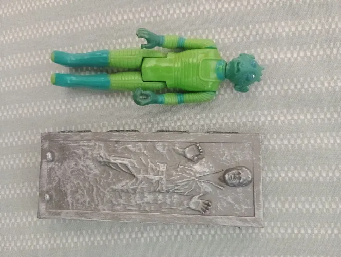 Boneco Greedo Star Wars Kenner 1978,boneco Han solo carbonita