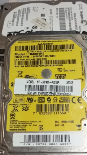HD SAMSUNG 320GB PARA NOTEBOOK / XBOX E PLAYSTATION