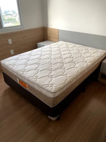 Cama box casal com colchão