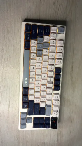 Teclados Mecânico Gamer Sem Fio MSI Forge GK600 TKL