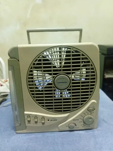 Radio ventilador e luminária, raro antigo