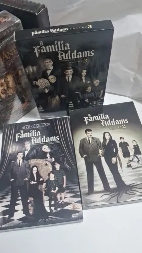 A Família Addams 3 temporadas completas dvd original
