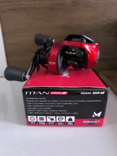 Carretilha Marine Sport Titan pro 2 12000 - Lado Direito 